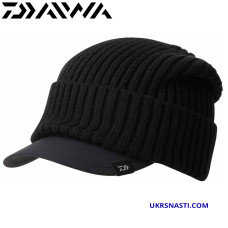 Шапка Daiwa Knit Cap With Brim Black